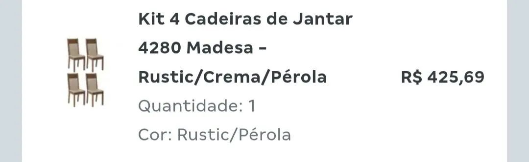 Mesa de palet e conjunto com 4 cadeiras de mdf - Foto 4