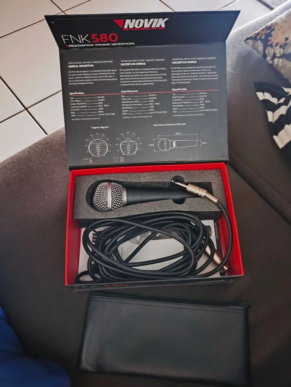 Vendo microfone NOVIK - Foto 2