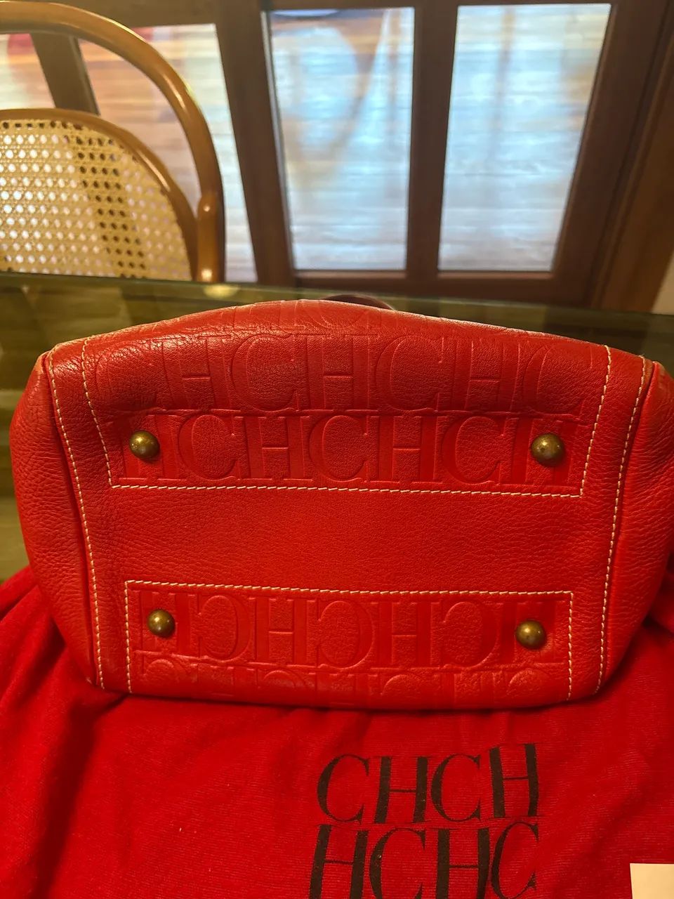 Bolsa Carolina Herrera original com Nota Fiscal da loja onde foi comprada.  - Foto 3