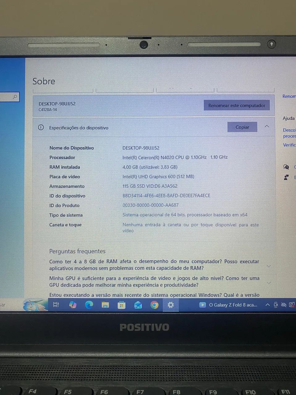 NOTEBOOK POSITIVO C14 - Foto 5