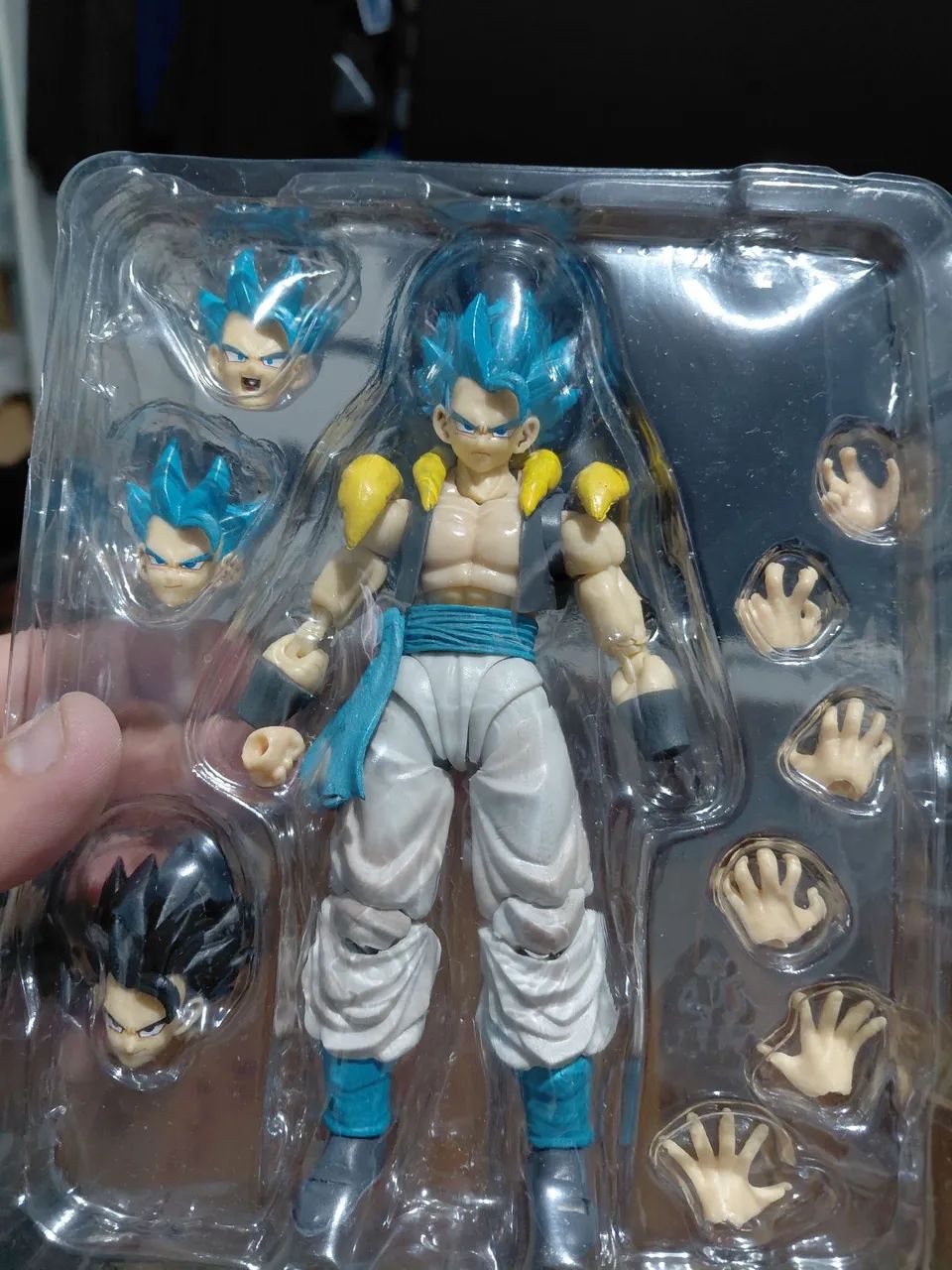 Corpo, cabeças e mãos GOGETA BLUE BOOTLEG - Foto 2