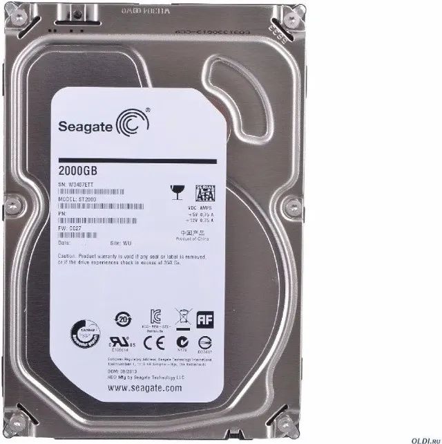 HD de 2TB Para desktop 3.5"