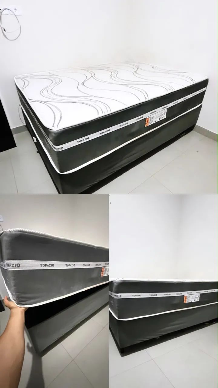 Cama box casal (Topázio) - Foto 4
