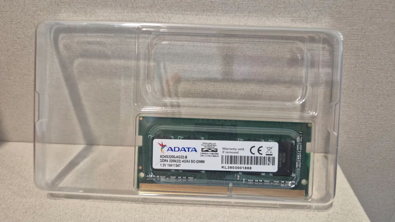 Memória RAM ADATA 4GB DDR4 3200MHz para Notebook - Foto 2