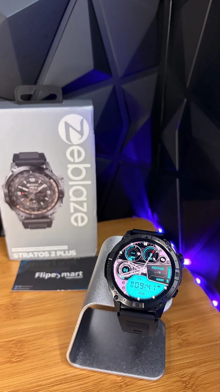 Zeblaze Stratos 2 Plus Gps (Lacrado e com garantia) - Smartwatches