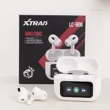 Fone Sem Fio XTRAD LC-906 Bluetooth 5.0 com Cancelamento de Ruído e Display LCD