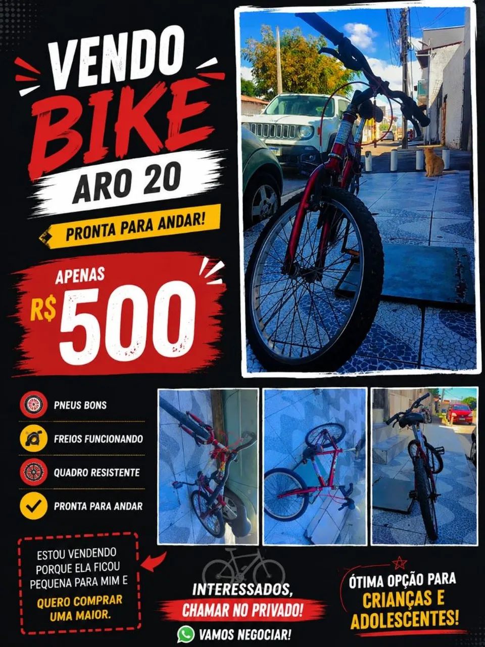 Bicicleta aro 20 