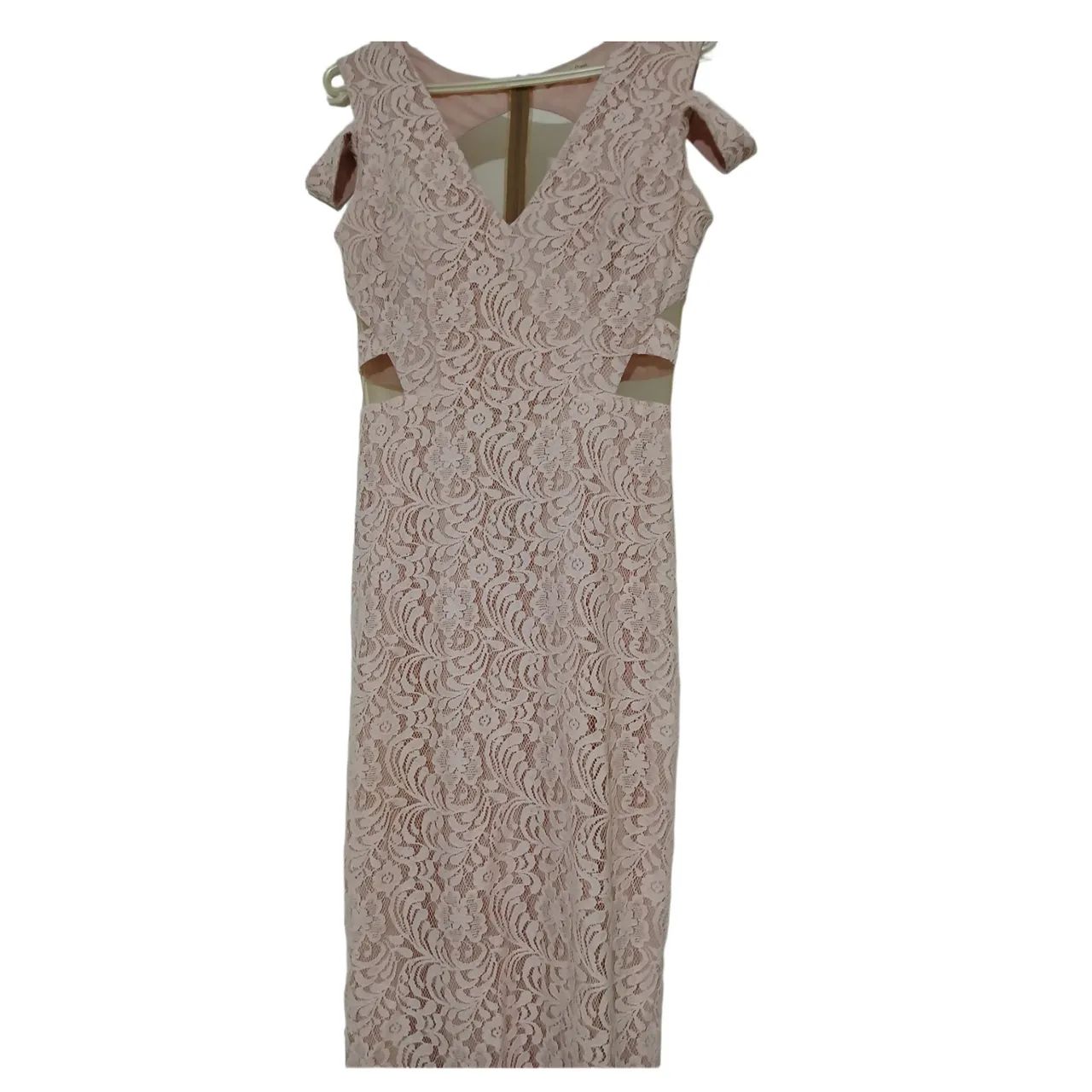 Vestido longo rendado M - Foto 2