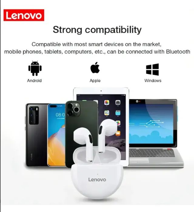 fone de ouvido lenovo ht38 - pronta entrega - Foto 4