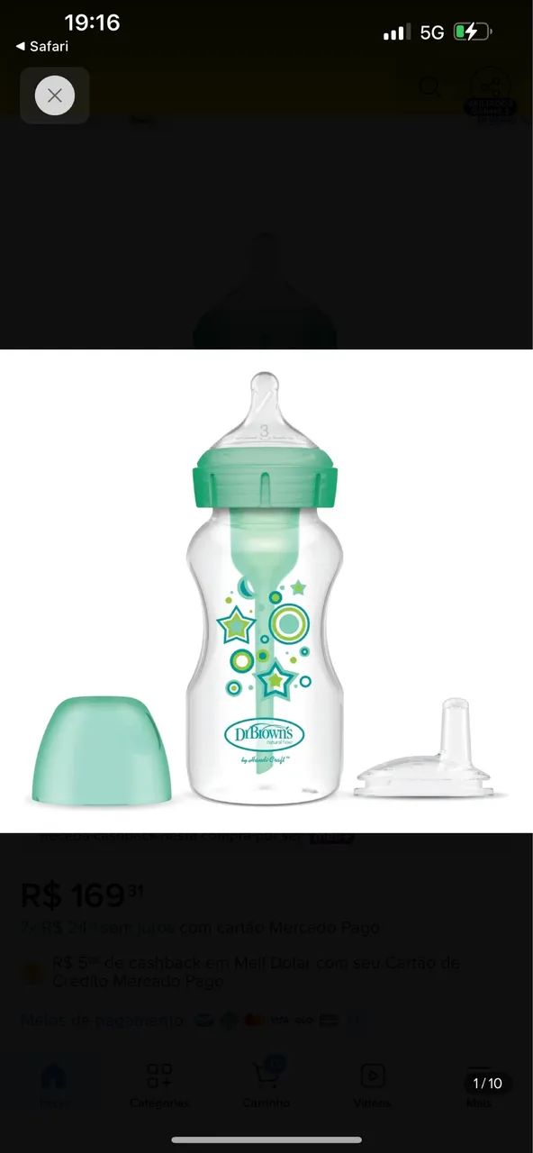 Dr Browns Options + 6 m + sippy cup  - Foto 2