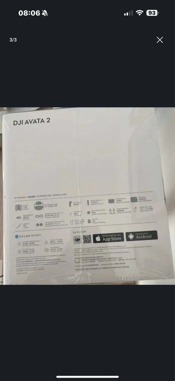 drone DJI Avata 2 Explorer Combo (3 Baterias) + Hub + Bolsa - Impecável - Foto 2