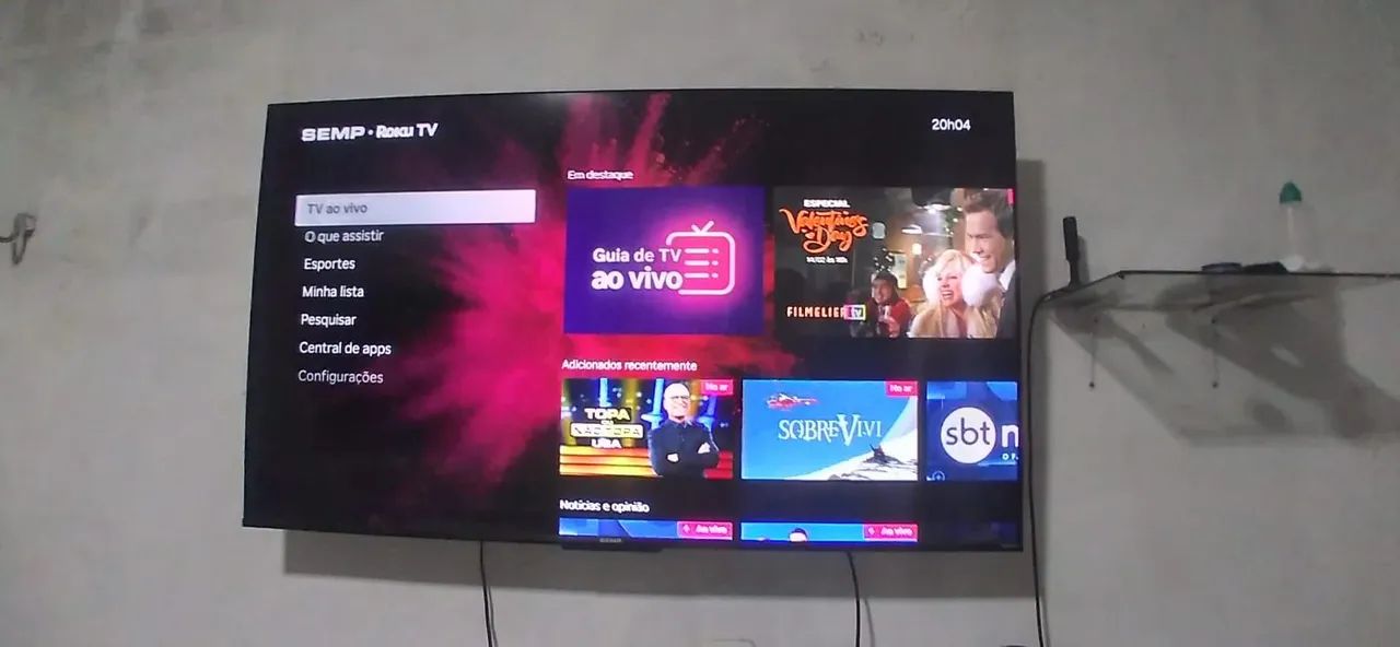 Tv semi nova só tem 10 meses de uso - Foto 4
