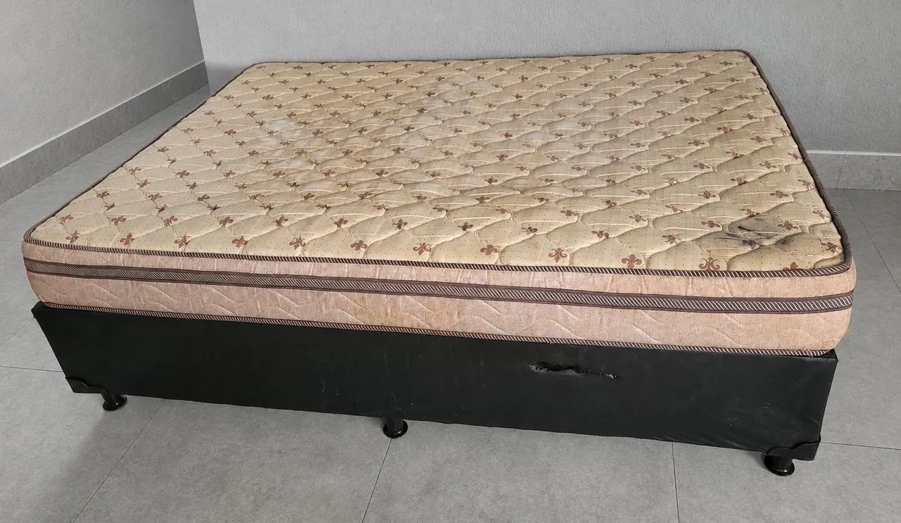 Cama Box Com Colchão de Molas Casal - Foto 3