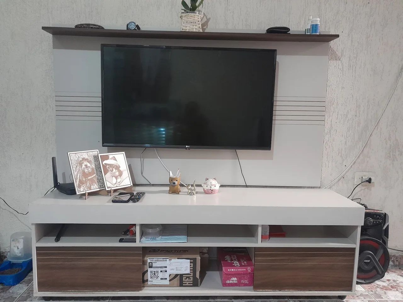 Rack para TV com Painel Moderno - Foto 2