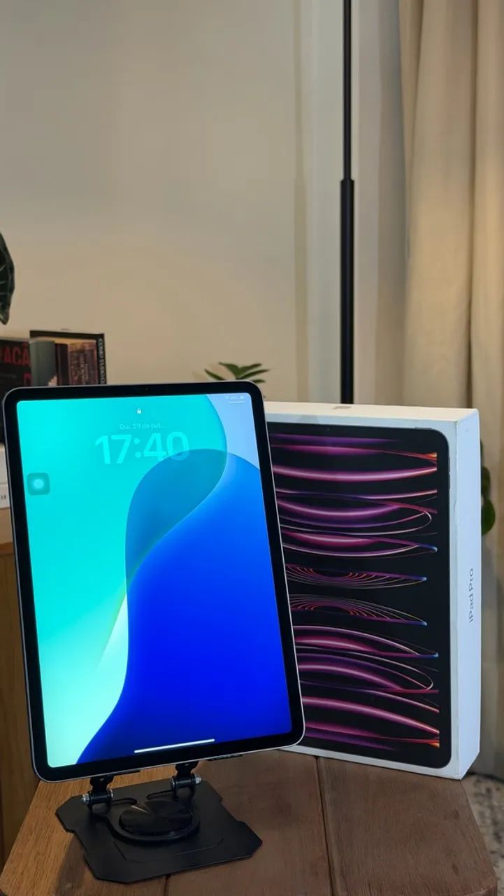 iPad Pro 11" M2 128GB (Space Gray) - Apple (c/ caixa e manual) - Foto 5