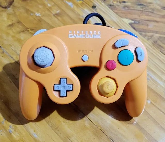 Controle GameCube Laranja Original Nintendo - Ótimo Estado Funcionando Perfeitamente - Foto 2