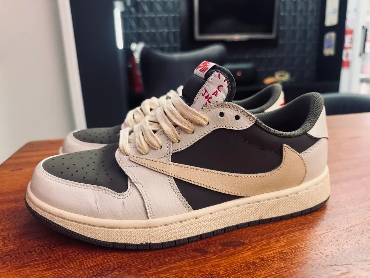 Air Jordan 1 Low x Travis Scott - Estilo Reverse Mocha - Foto 4