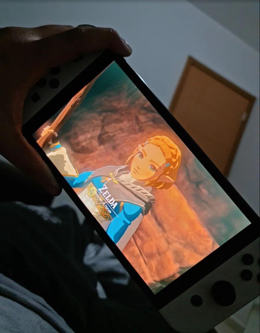 Nintendo Switch Oled Branco impecável - Foto 5