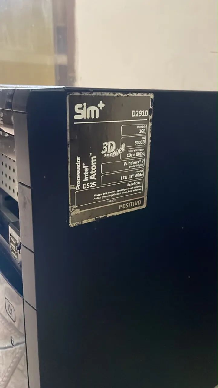 COMPUTADOR/PC CPU E MONITOR (ANTIGO!) - Foto 3