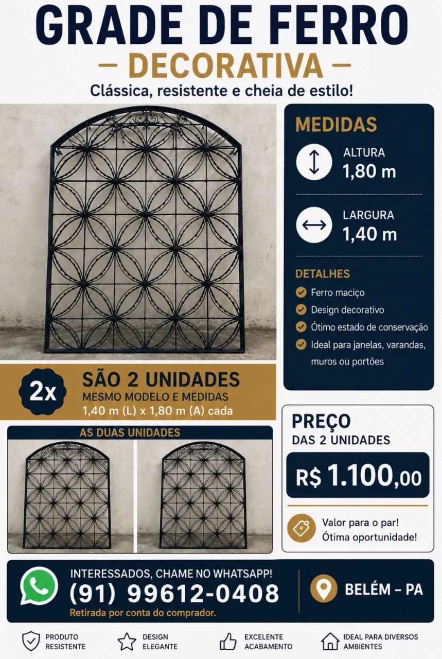 Grade de ferro