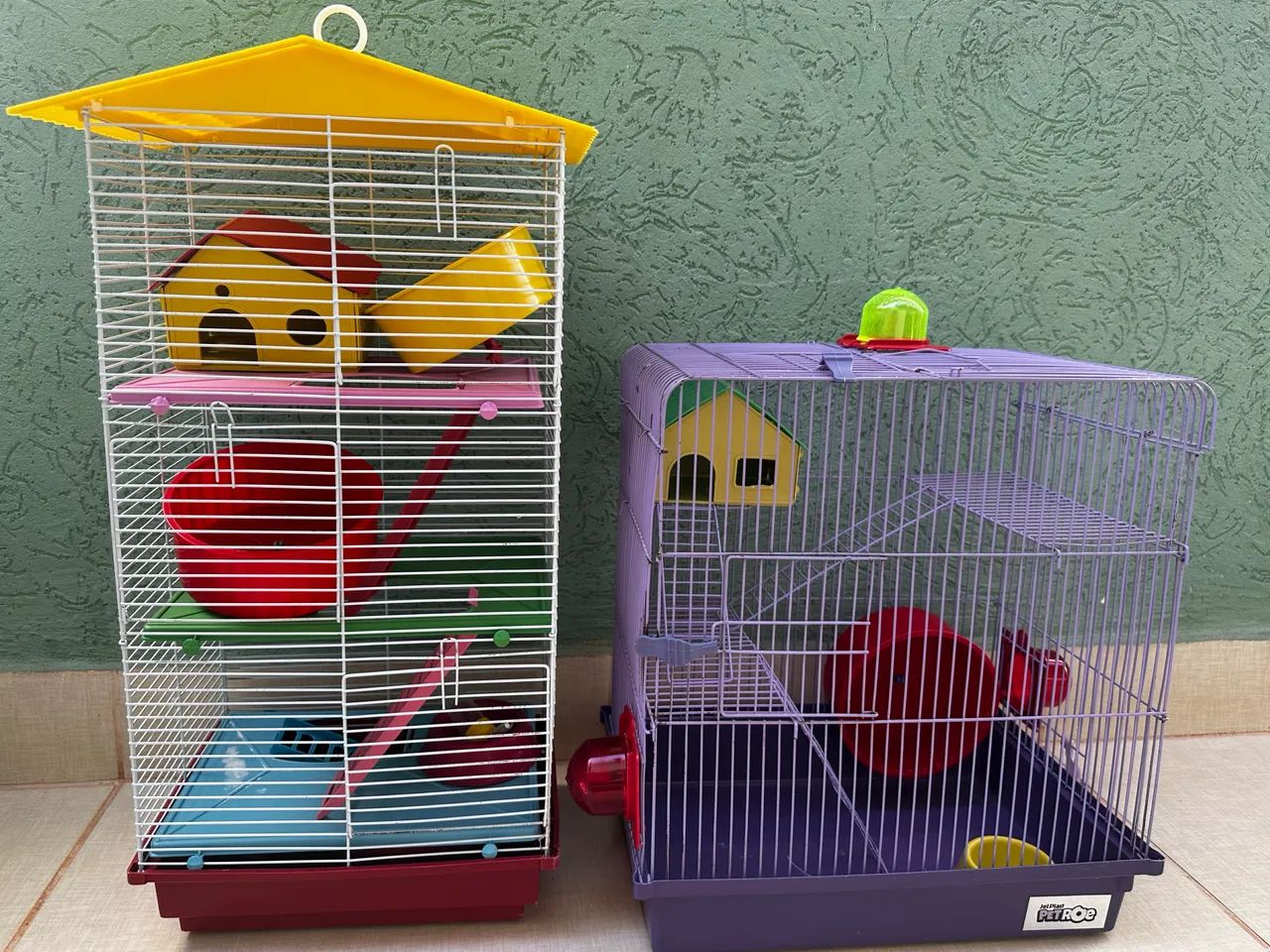 2 GAIOLAS PARA HAMSTER + Brindes