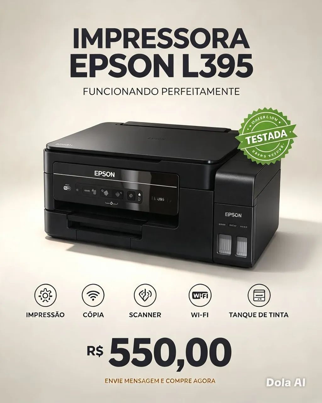 Impressora Epson L-395 - Foto 2