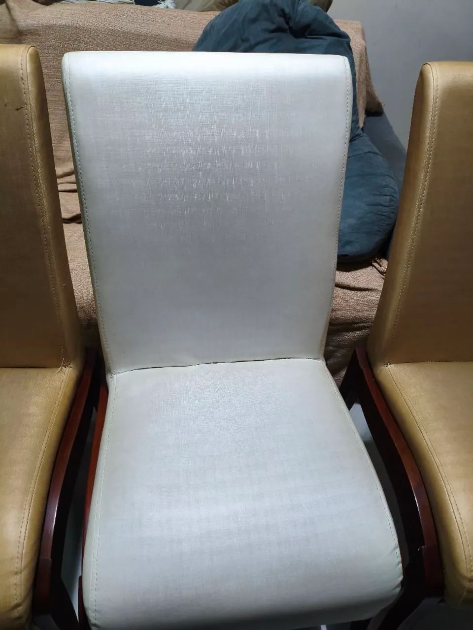 Conjunto seis cadeiras para mesa de jantar  - Foto 4