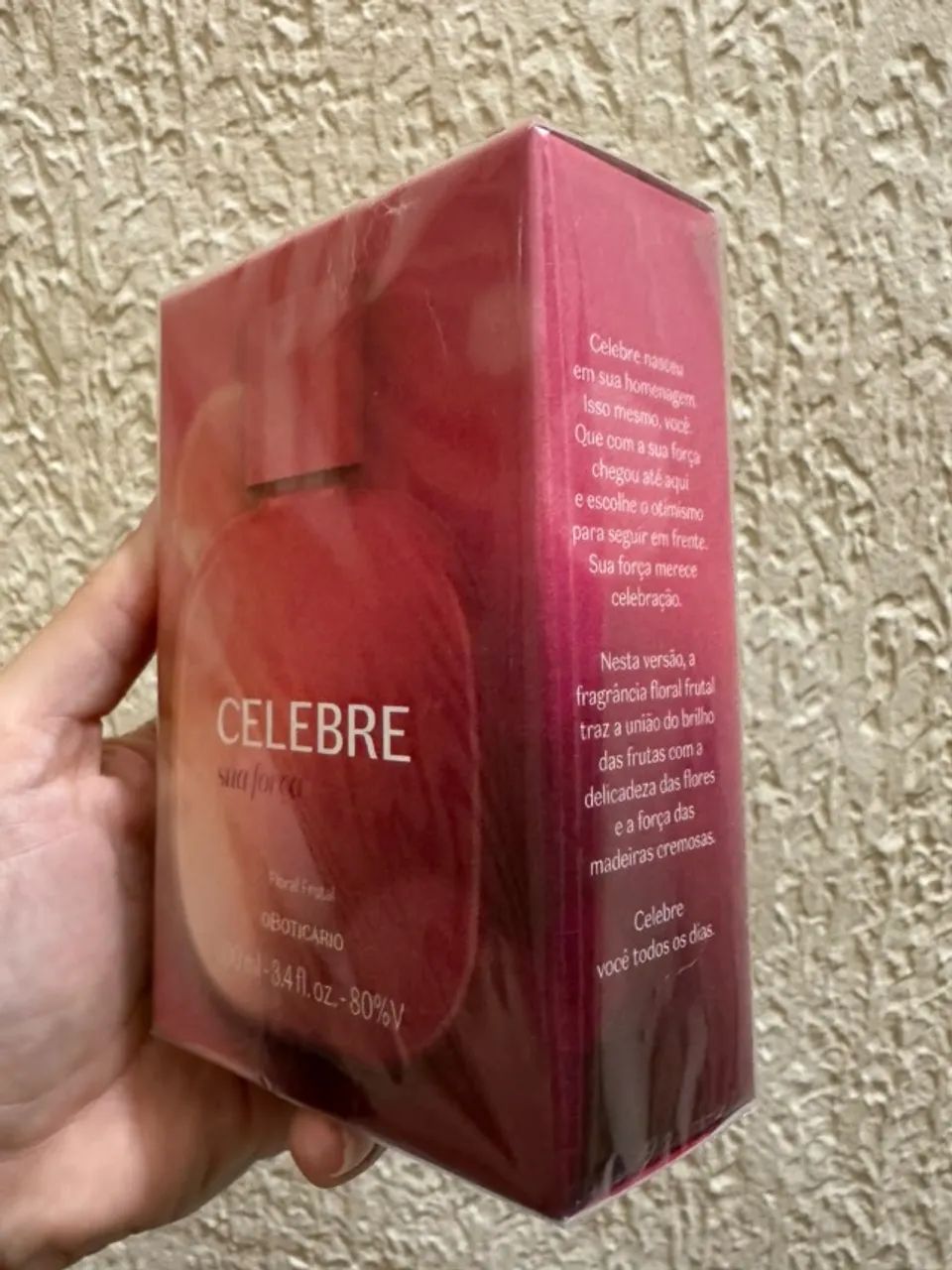 Perfume Celebre Sua Força O Boticário 100ml Novo e Lacrado - Foto 2
