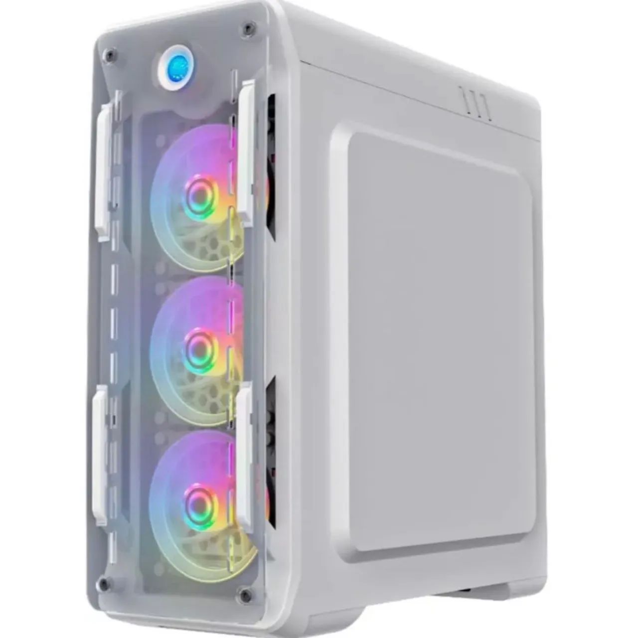 Gabinete Gamer GAMEMAX White Optical G510-wt-dbb - Foto 2