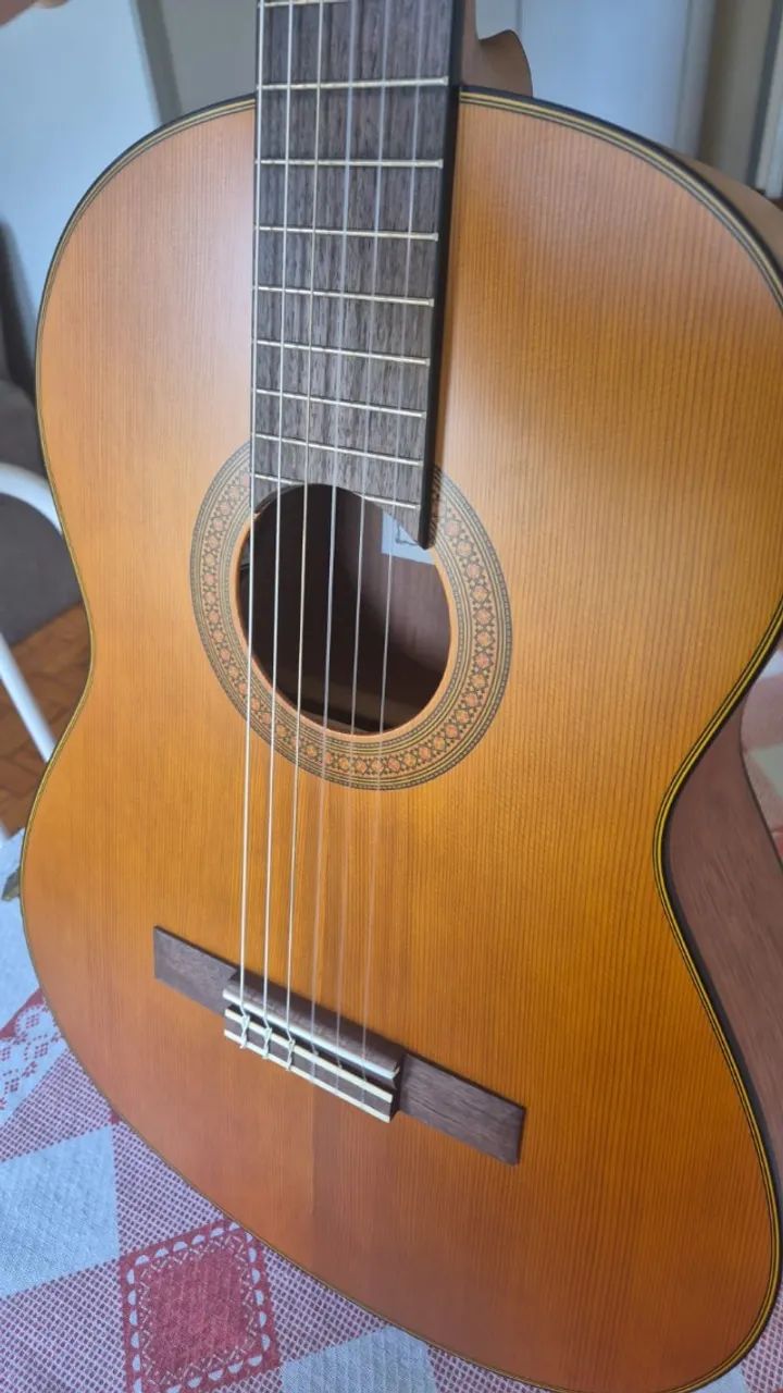 Violão Yamaha Eletrico Cgx122mc Nylon Natural - Foto 2