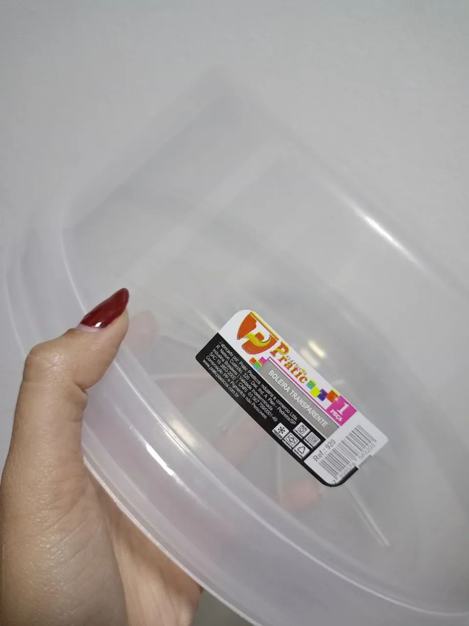 Boleira de Plástico| Novo nunca usado - Foto 2