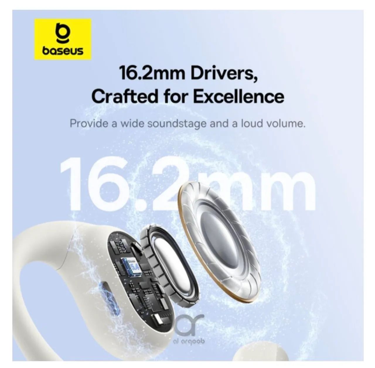 Fone de ouvido baseus Eli 10i fit branco driver 16.2 alta qualidade sonora, bluetooth 5.4 - Foto 3