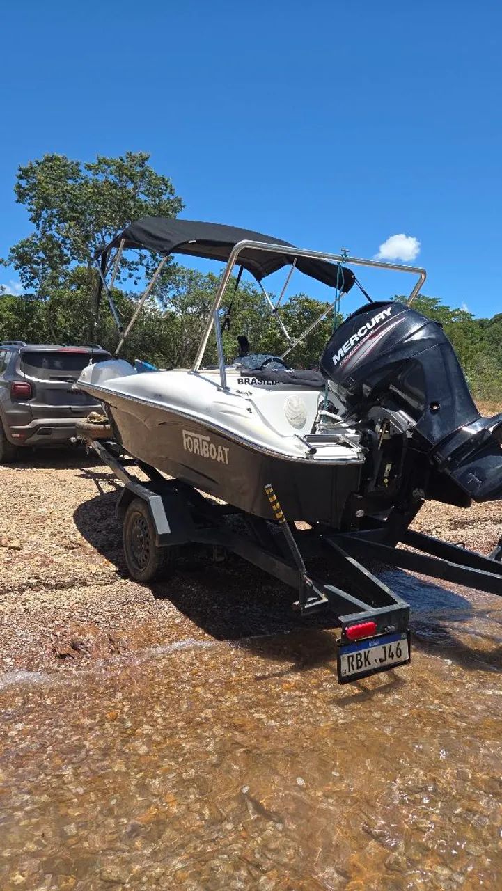 Lancha 16 pes, completa, com motor 60hp4T mercury.  - Foto 10