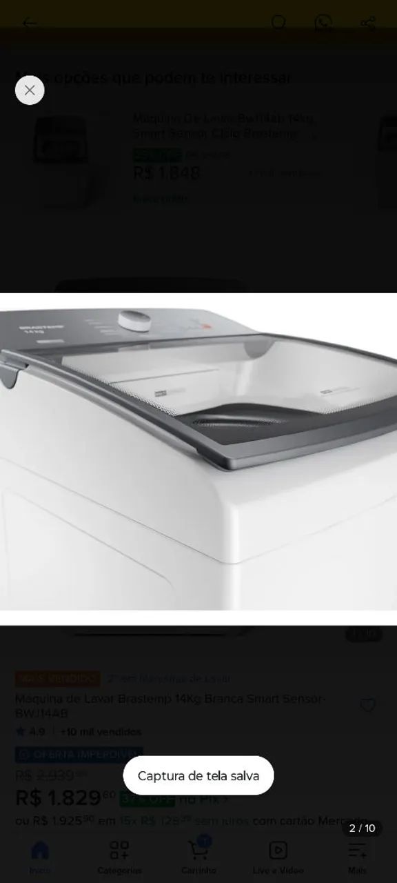 Máquina lava Brastemp semi nova  - Foto 4
