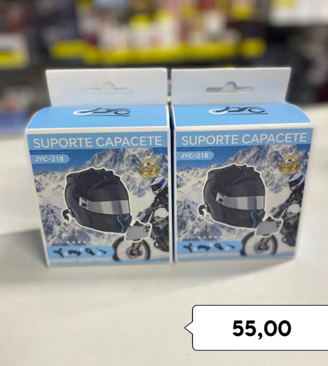 SUPORTE CELULAR PARA CAPACETE CÂMERA GROPO AVENTUREIRO - Foto 3