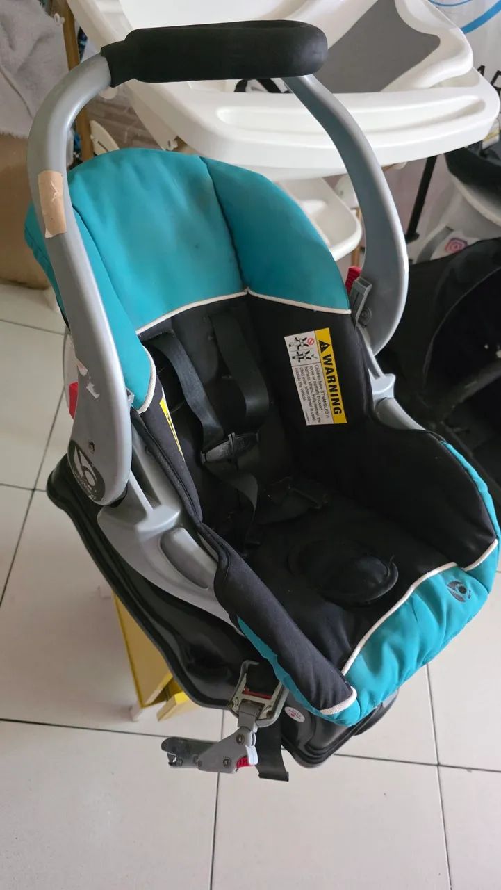 Bebê conforto baby trend com a base isofix  - Foto 4