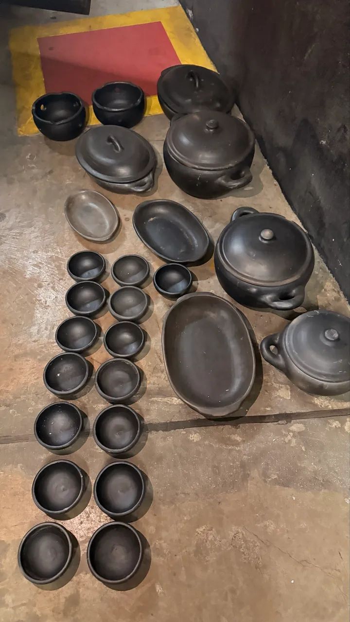Kit panelas barro 25 peças  - Foto 4