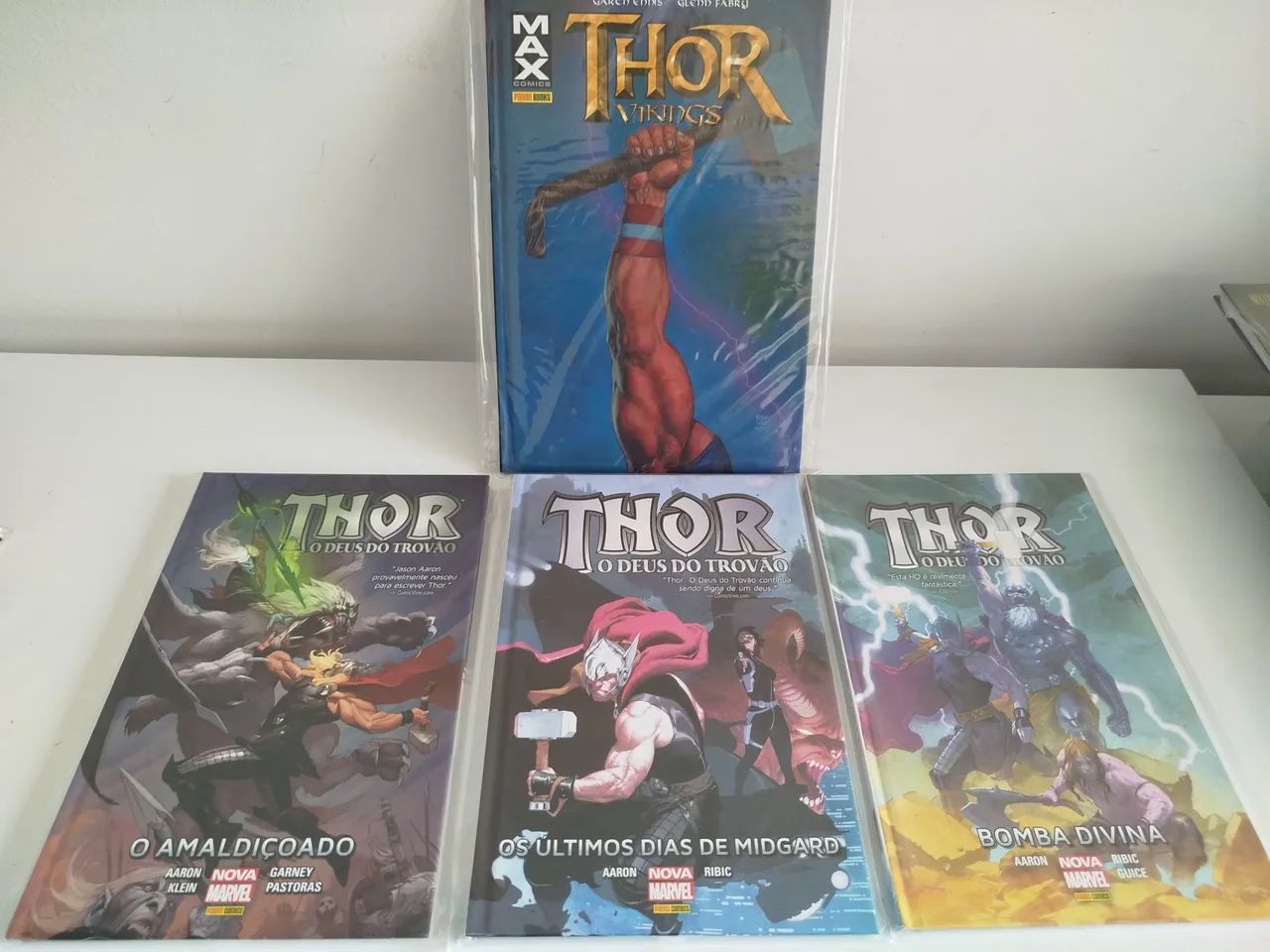 Thor: O deus do trovão, volumes 1,2 e 4 + Thor Vikings 