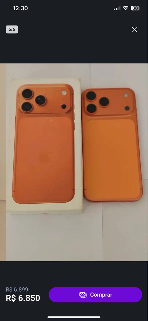 iPhone 17 pro Max 512 gb  , lacrado e com nota 
