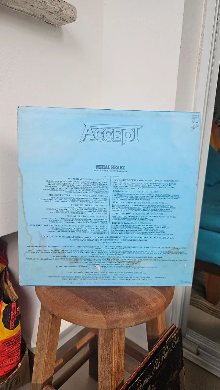 Disco Vinil Lp Accept Metal Heart  - Foto 2