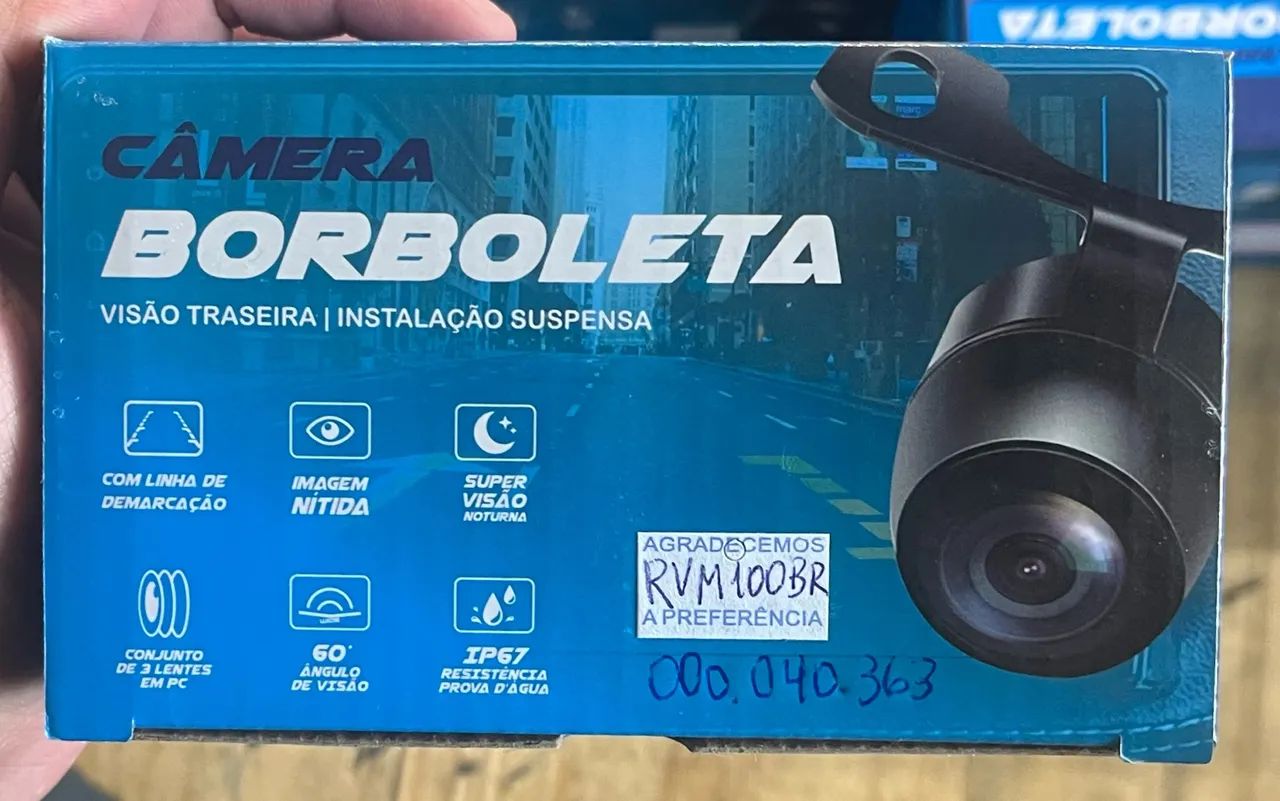 Câmera de ré universal 