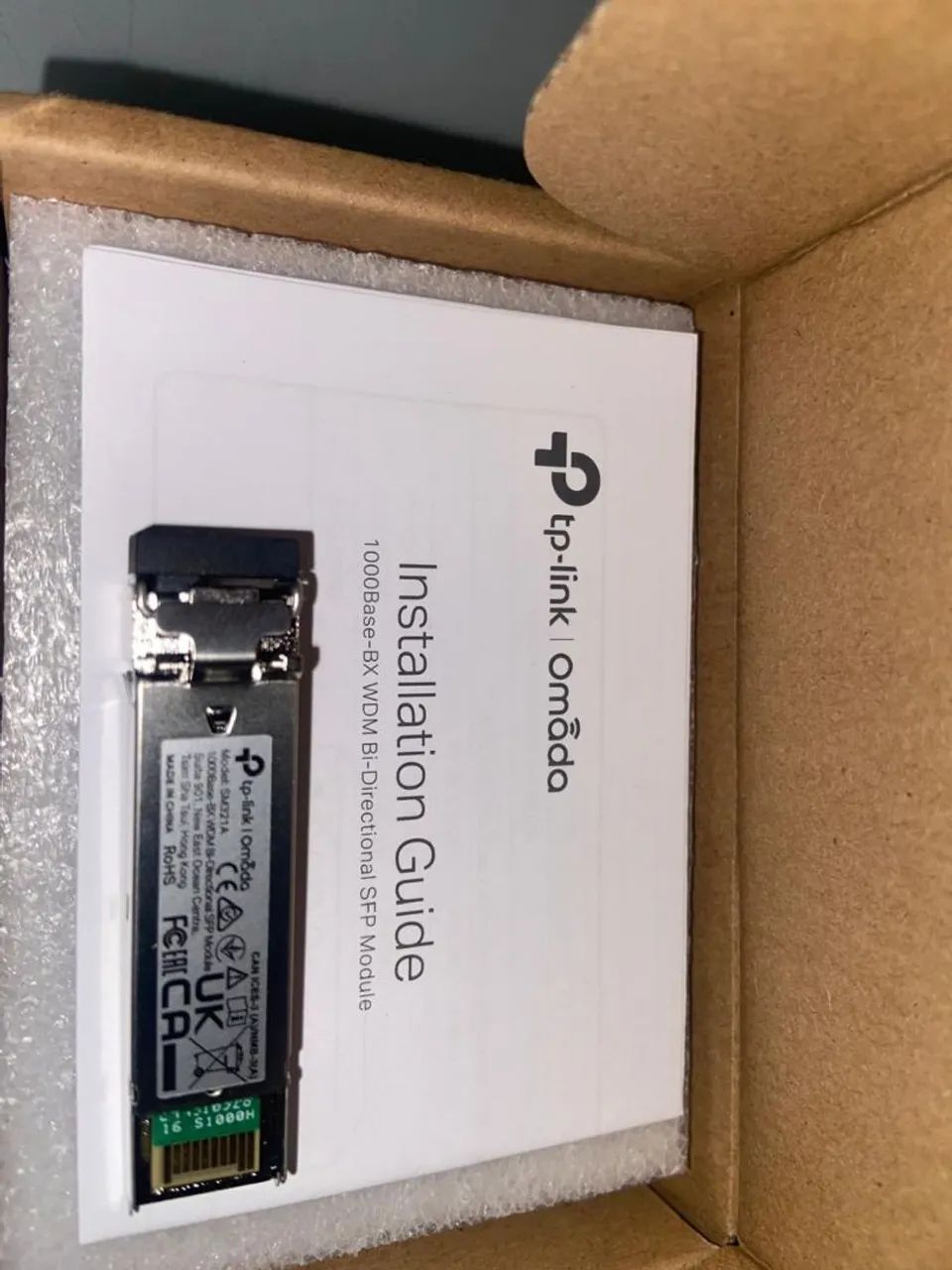 Par de Módulo Gbic Tplink SM321A e SM321B  20 km - Foto 3