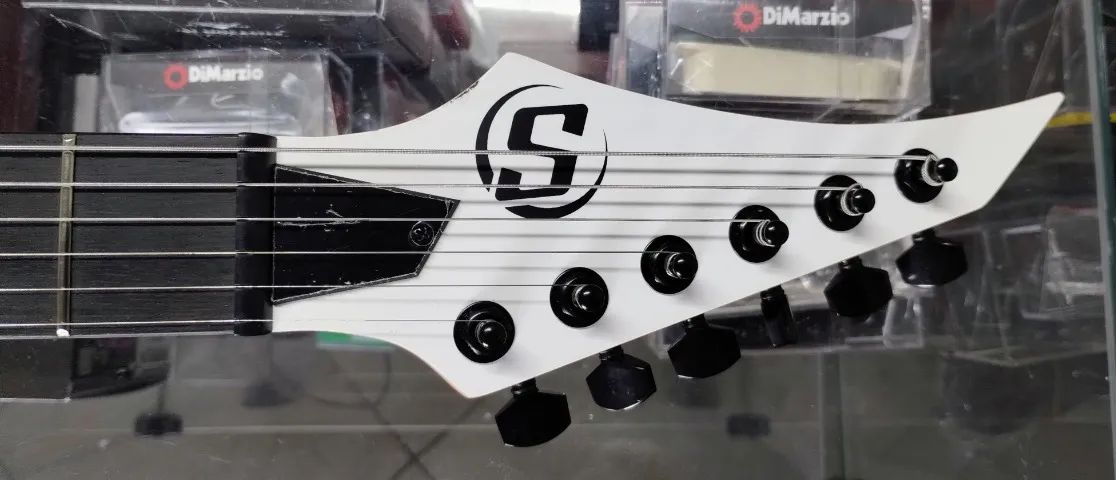 Guitarra S by Solar AB4.6W com Set Malagoli e Strap Lock - Estado de ZERO - Foto 4