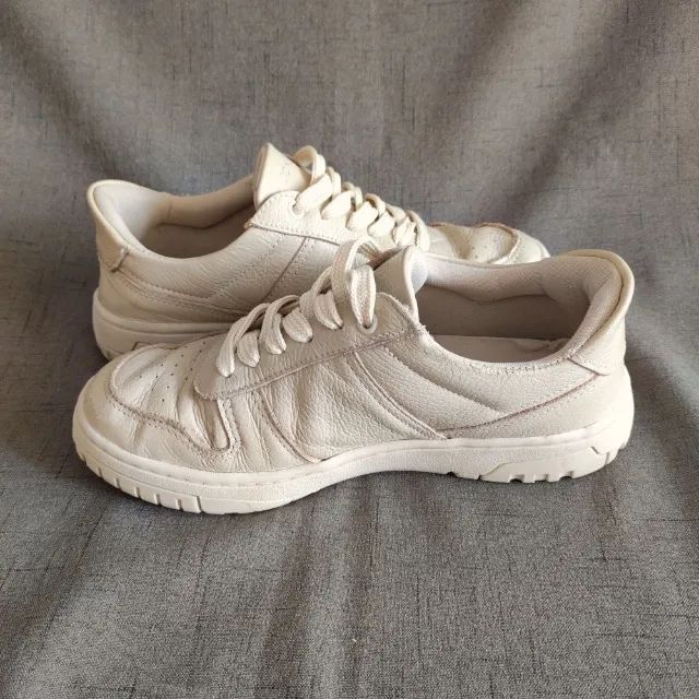 Tênis Constance 36 Off-White Couro Legítimo - Foto 3