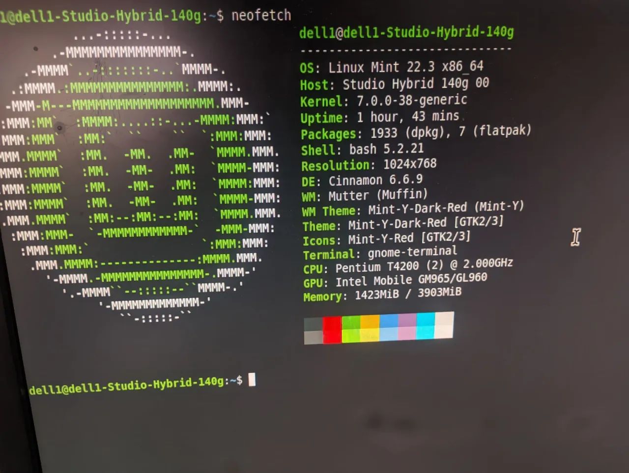 Dell studio hybrid 140g com Linux  - Foto 3