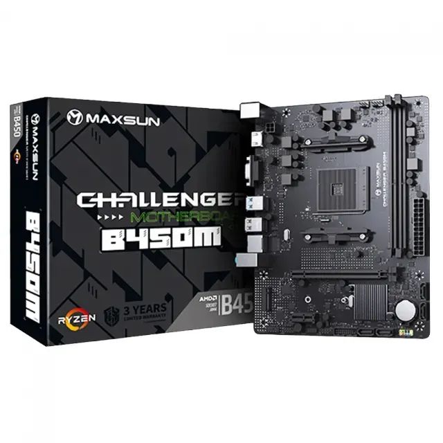 Placa Mãe AM4 Maxsun B450M MS-Challenger