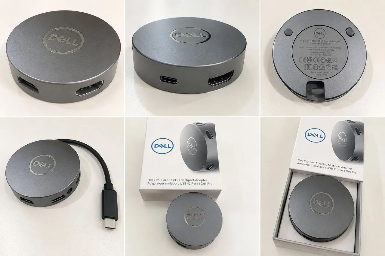 Dell Pro 7-in-1USB-C Multiport Adapter2個 DELL PRO 7 EM 1 USB-C MULTIPORT ADAPTER - NOVO! ? - Acessórios de