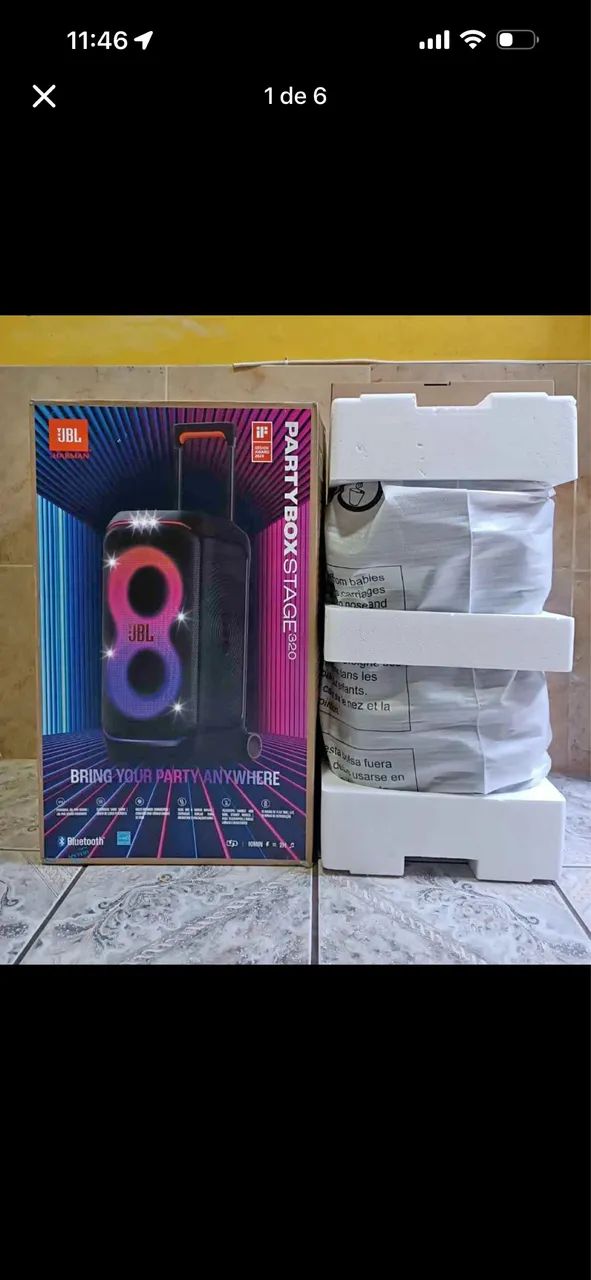 JBL PARTYBOX 320 na caixa  - Foto 2