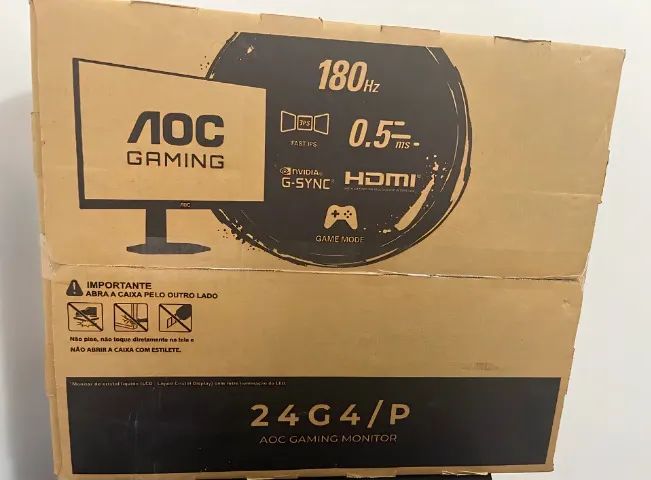 Monitor Gamer AOC 24", Full HD, 180Hz, 0.5ms, IPS, DisplayPort e HDMI, Altura Ajustável - Foto 4