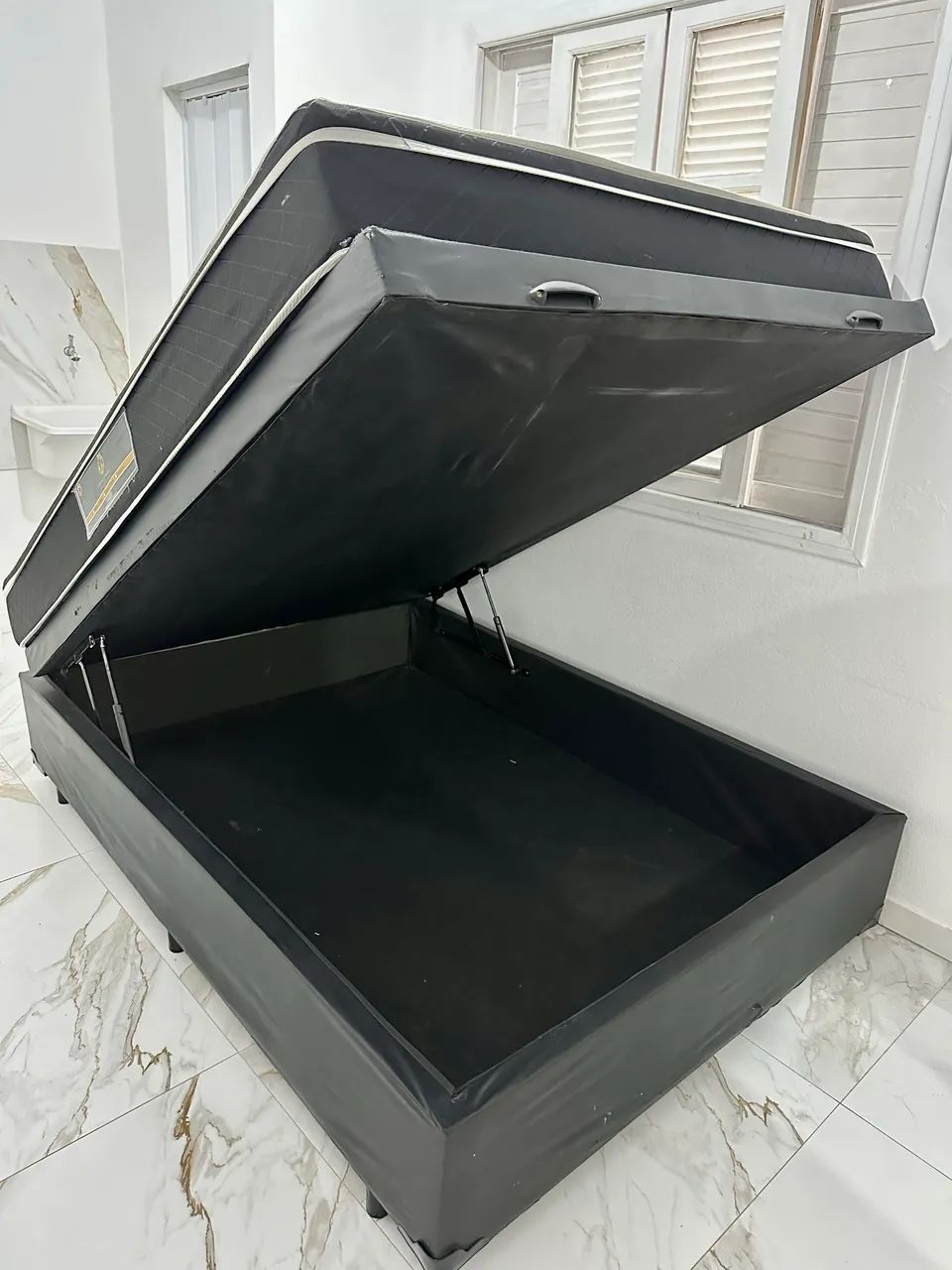 CAMA BOX BÁU + COLCHÃO  - Foto 2